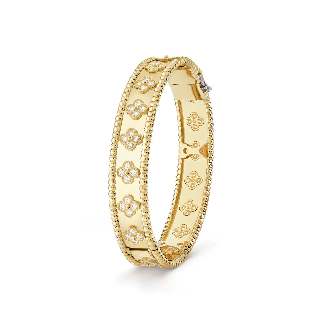 Sedora Clover Bangle Bracelet (18K Gold Plated)